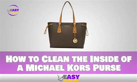 cleaning a michael kors purse|Michael Kors handbag cleaner.